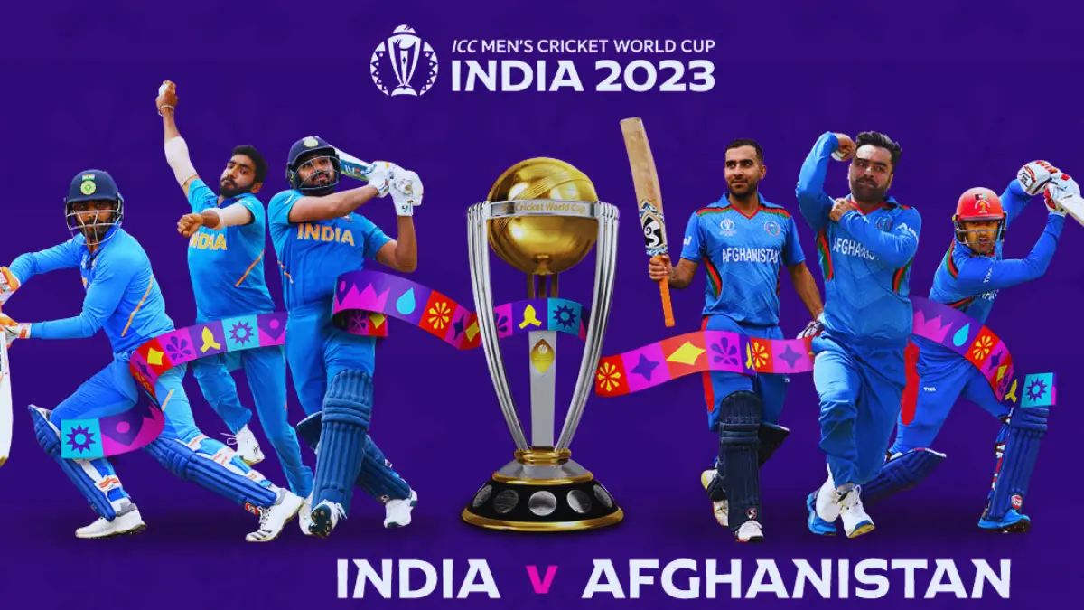 An Epic Battle Unfolds India Vs Afghanistan At Cricket World Cup 2023 Smartcric